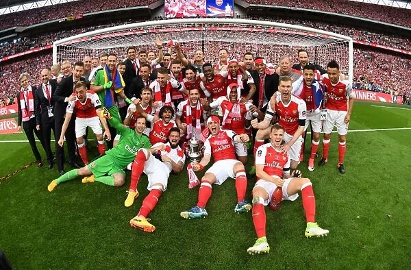 Arsenal FC Celebrates FA Cup Victory: Arsenal vs. Chelsea, 2017