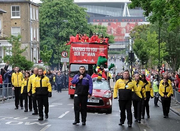 Arsenal FC: Celebrating FA Cup Victory at Emirates Stadium (May 31, 2015)