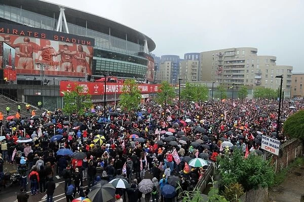 Arsenal FC: Celebrating FA Cup Victory - Parade at Emirates Stadium, 2015