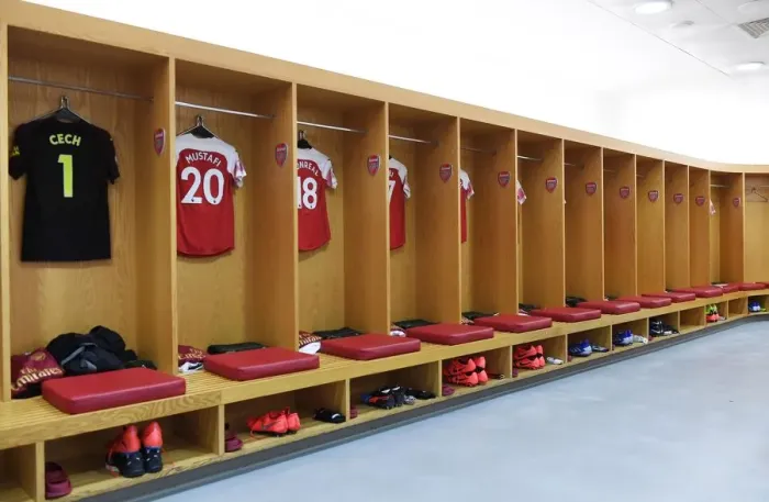 Framed Print : Arsenal FC Changing Room Before Arsenal vs. Chelsea Premier League Clash at Emirates Stadium Framed Print : Arsenal FC Changing Room Before Arsenal vs. Chelsea Premier League Clash at Emirates Stadium