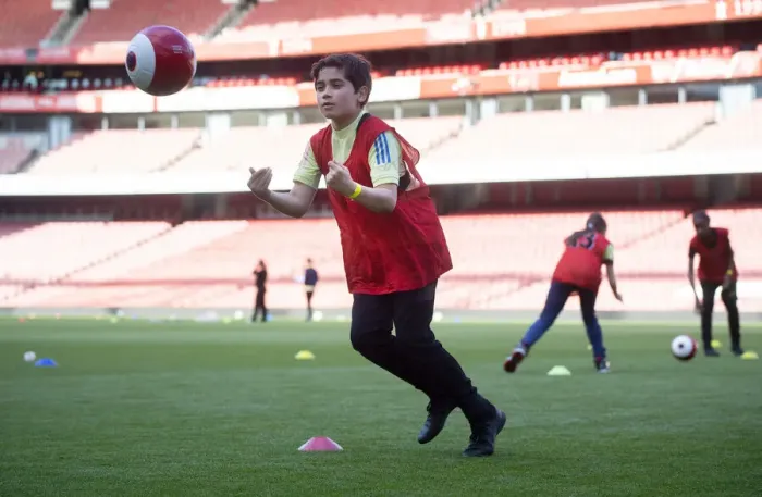 Framed Print : Arsenal FC: Discovering the Next Prodigy at 2022 Ball Squad Trials