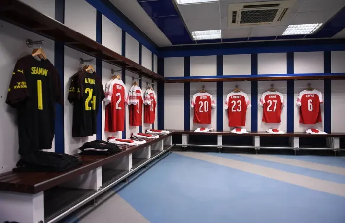 Framed Print : Arsenal FC: Exclusive Look into the Changing Room before the Real Madrid Legends Match (2018-19) Framed Print : Arsenal FC: Exclusive Look into the Changing Room before the Real Madrid Legends Match (2018-19)
