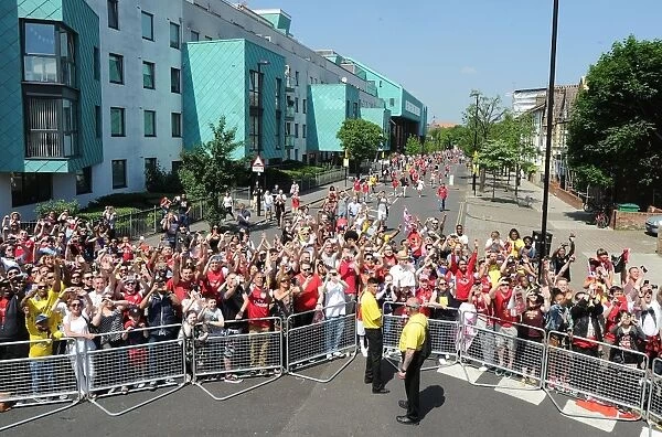 Arsenal FC: FA Cup Victory Parade - Triumphant Celebration in London, 2014