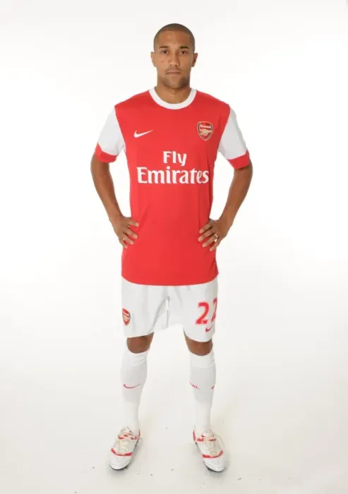 Framed Print : Arsenal FC: Gael Clichy at 2010 Membersday, Emirates Stadium