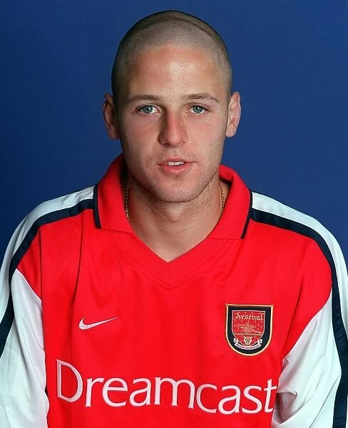 Arsenal FC: Graham Barrett in Training at Shenley, Hertfordshire (August 13, 2001)