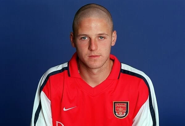 Arsenal FC: Graham Barrett in Training at Shenley, August 2001