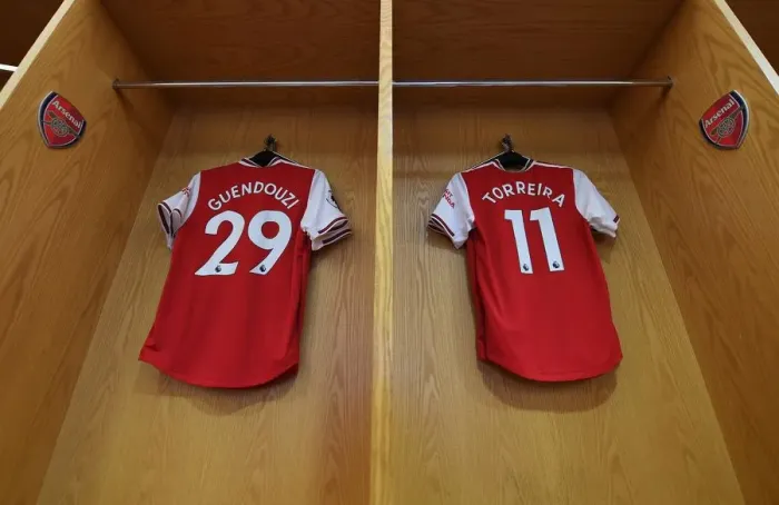 Framed Print : Arsenal FC: Guendouzi and Torreira Prepare for Southampton Showdown (Arsenal v Southampton 2019-20)