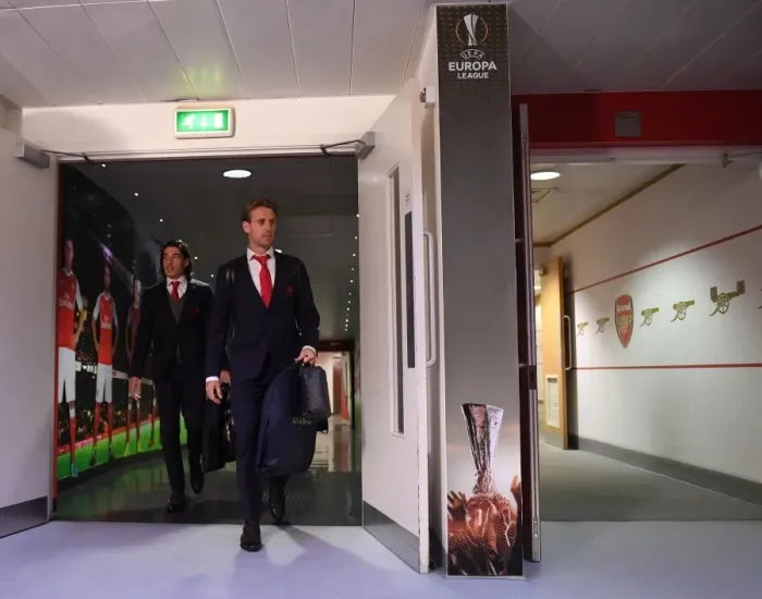 Framed Print : Arsenal FC: Hector Bellerin and Nacho Monreal Arrive at Emirates Stadium for Arsenal v 1. FC Koeln UEFA Europa League Match Framed Print : Arsenal FC: Hector Bellerin and Nacho Monreal Arrive at Emirates Stadium for Arsenal v 1. FC Koeln UEFA Europa League Match