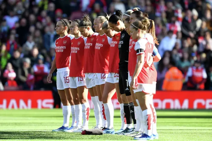 Framed Print : Arsenal FC Honors Victims of Tragic Events in Israel with Pre-Match Silence vs. Aston Villa (2023-24) Framed Print : Arsenal FC Honors Victims of Tragic Events in Israel with Pre-Match Silence vs. Aston Villa (2023-24)