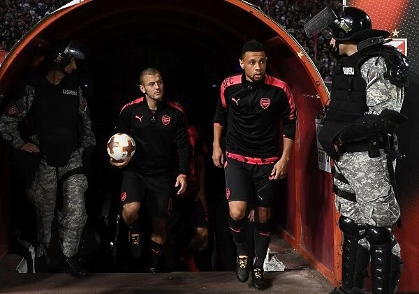 Arsenal FC: Jack Wilshere and Francis Coquelin Prepare for Red Star Belgrade Europa League Clash