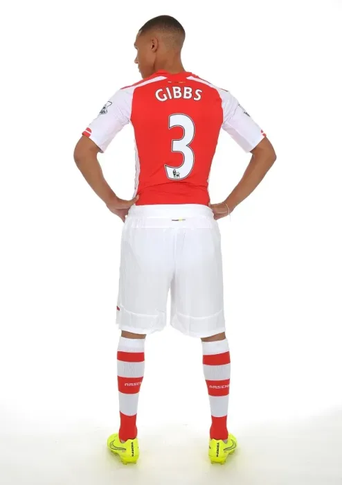 Framed Print : Arsenal FC: Kieran Gibbs at 2014-15 Photocall