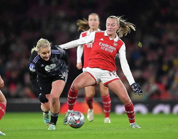 Arsenal FC: Kim Little's Unwavering Concentration Before Arsenal vs. Olympique Lyonnais, UEFA Women's Champions League 2022-23