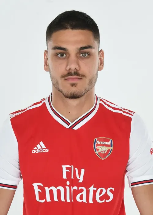 Framed Print : Arsenal FC: Konstantinos Mavropanos at 2019-20 Pre-Season Training