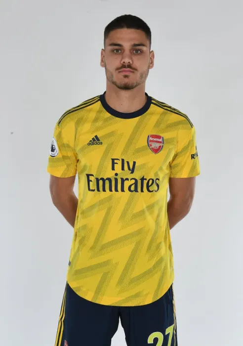 Framed Print : Arsenal FC: Konstantinos Mavropanos at 2019-2020 Pre-Season Training