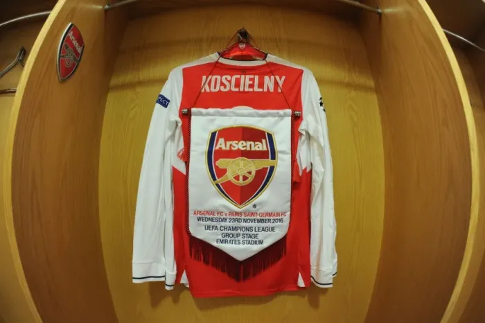 Framed Print : Arsenal FC: Laurent Koscielny's Pre-Match Ritual (Champions League 2016-17) Framed Print : Arsenal FC: Laurent Koscielny's Pre-Match Ritual (Champions League 2016-17)