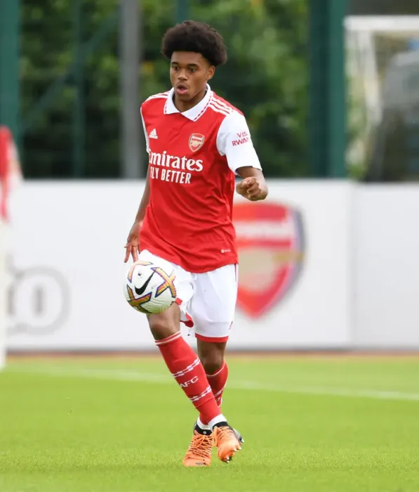 Framed Print : Arsenal FC: Lino Sousa in Action during Arsenal vs Ipswich Town Pre-Season Training (July 2022) Framed Print : Arsenal FC: Lino Sousa in Action during Arsenal vs Ipswich Town Pre-Season Training (July 2022)
