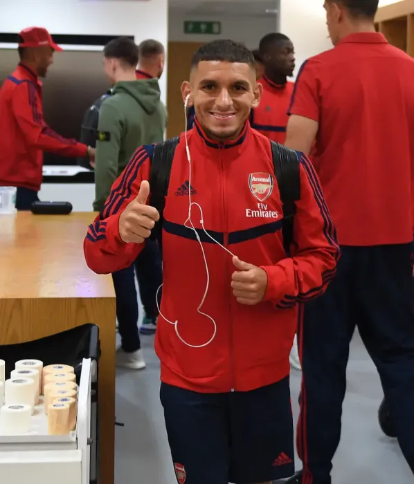 Framed Print : Arsenal FC: Lucas Torreira's Pre-Match Focus before Arsenal v Tottenham Hotspur (2019-20) Framed Print : Arsenal FC: Lucas Torreira's Pre-Match Focus before Arsenal v Tottenham Hotspur (2019-20)