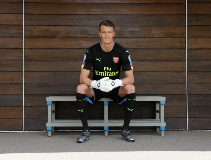 Framed Print : Arsenal FC: Matt Macey at 2016-17 First Team Photocall