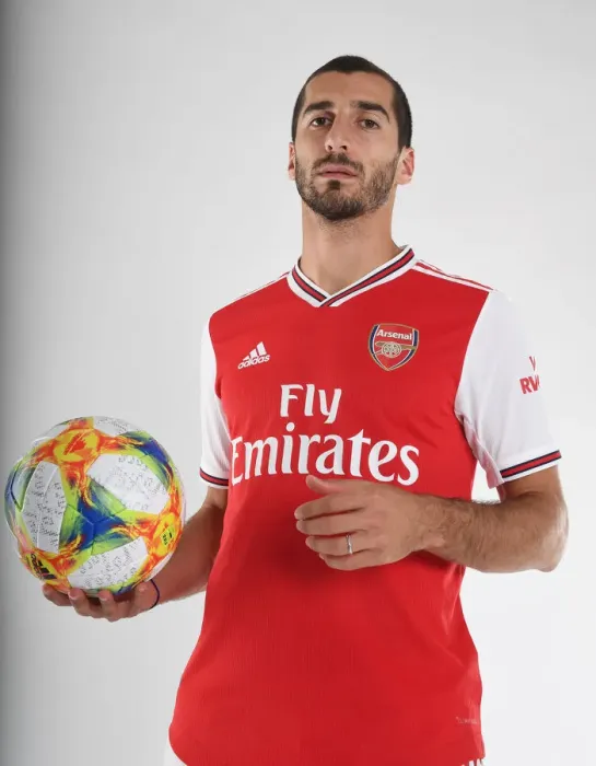 Framed Print : Arsenal FC: Mkhitaryan at 2019-20 Pre-Season Photocall