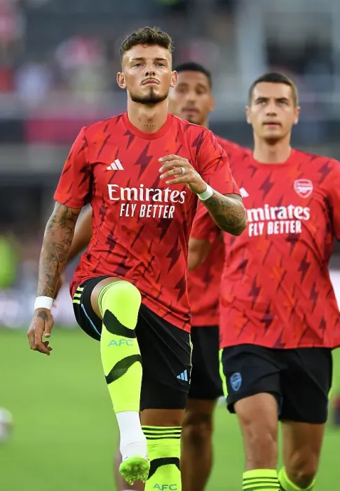 Framed Print : Arsenal FC at MLS All-Star Game: Ben White's Pre-Match Warm-Up at Audi Field, 2023 Framed Print : Arsenal FC at MLS All-Star Game: Ben White's Pre-Match Warm-Up at Audi Field, 2023