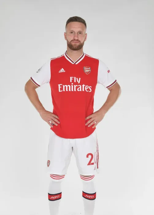 Framed Print : Arsenal FC: Mustafi at Pre-Season Training, 2019 Framed Print : Arsenal FC: Mustafi at Pre-Season Training, 2019