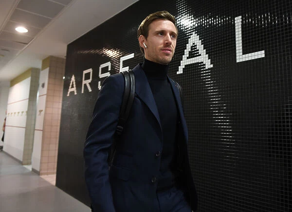 Arsenal FC: Nacho Monreal in the Changing Room before Arsenal v Burnley (2018-19)