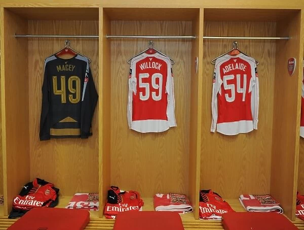 Arsenal FC: A Peek into the Dressing Room before Arsenal vs Sunderland, Emiras FA Cup 2015-16