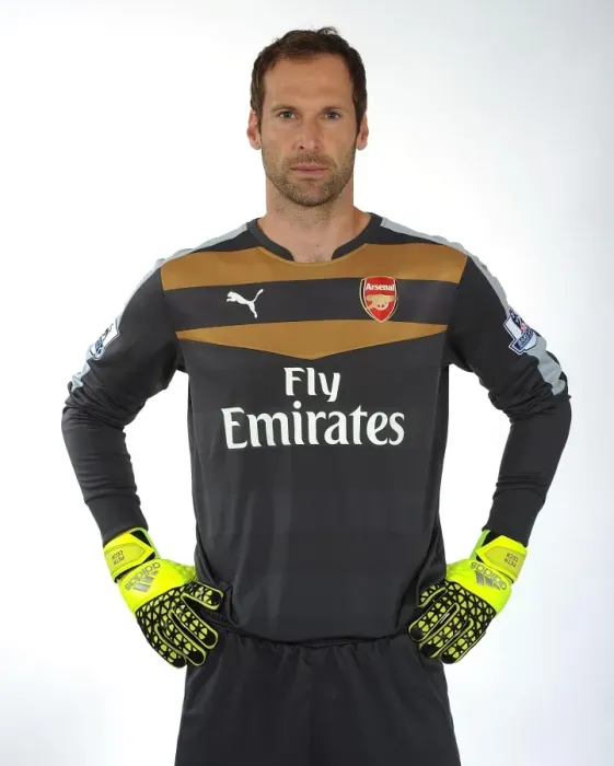Framed Print : Arsenal FC: Petr Cech at 2015-16 First Team Photocall Framed Print : Arsenal FC: Petr Cech at 2015-16 First Team Photocall