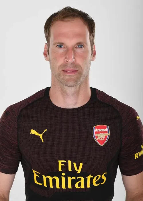 Framed Print : Arsenal FC: Petr Cech at 2018-19 First Team Photo Call Framed Print : Arsenal FC: Petr Cech at 2018-19 First Team Photo Call