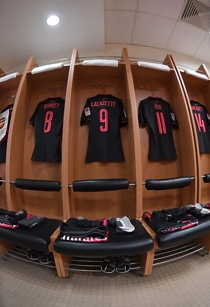 Arsenal FC: Pre-Match Kit Setup against Bayern Munich in Shanghai, 2017