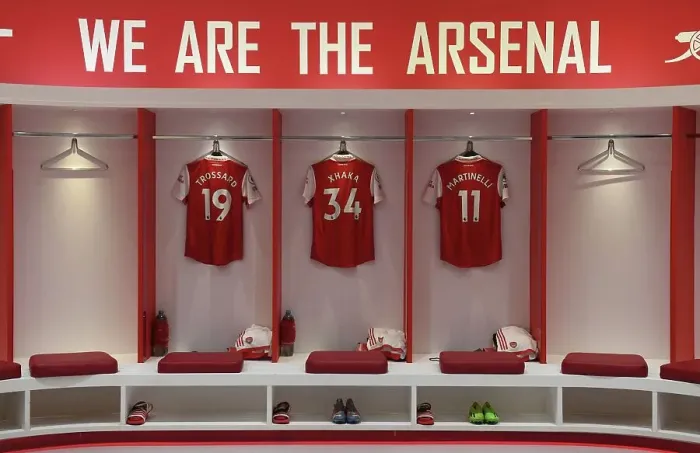 Framed Print : Arsenal FC: Pre-Match Preparation - Trossard, Xhaka, Martinelli Gear Up vs Crystal Palace (2022-23) Framed Print : Arsenal FC: Pre-Match Preparation - Trossard, Xhaka, Martinelli Gear Up vs Crystal Palace (2022-23)