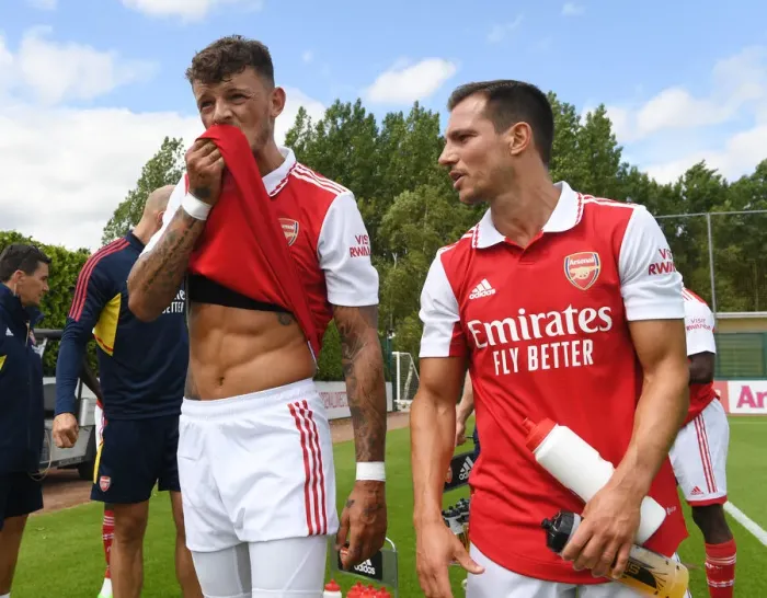 Framed Print : Arsenal FC: Pre-Season Training - Arsenal vs Ipswich Town