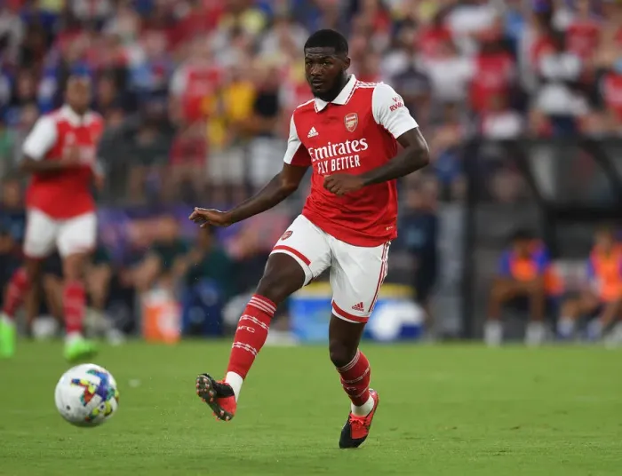 Framed Print : Arsenal FC in Pre-Season USA Tour: Ainsley Maitland-Niles at Arsenal vs. Everton in Baltimore
