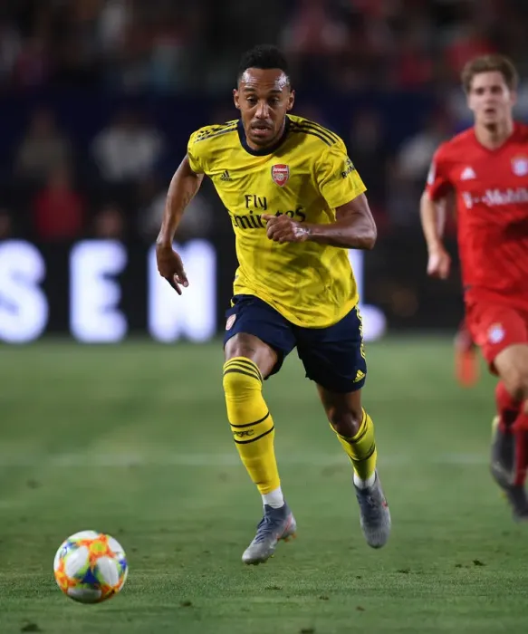 Framed Print : Arsenal FC in Pre-Season USA Tour: Aubameyang vs Bayern Munich in Los Angeles