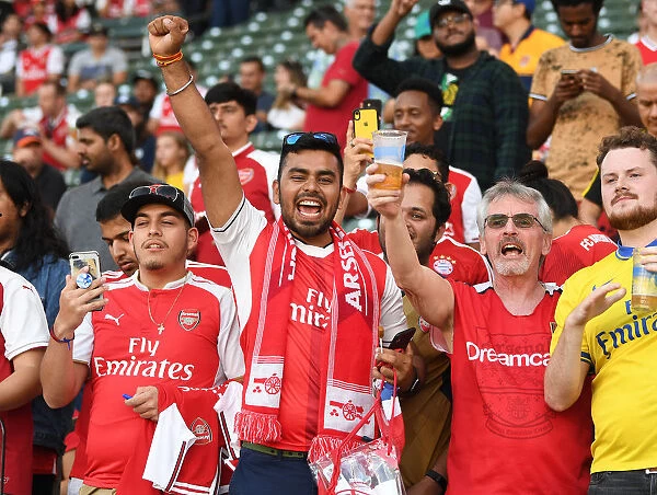 Arsenal FC: A Sea of Passionate Fans - Arsenal vs. FC Bayern International Champions Cup Match, 2019