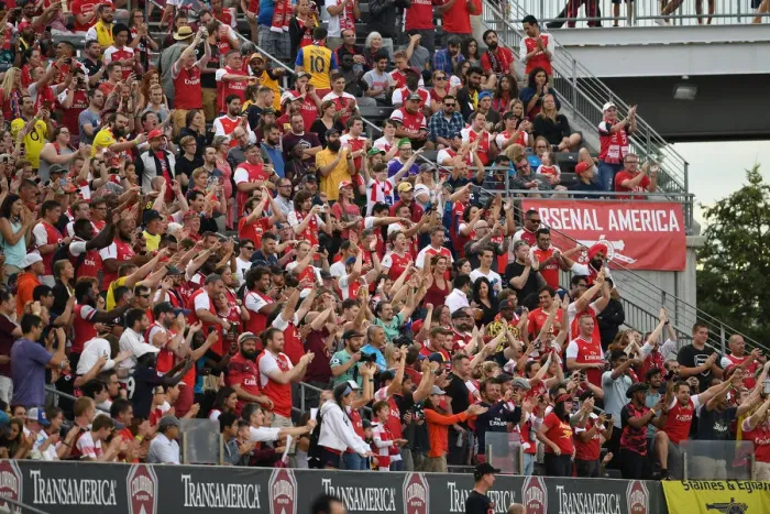 Framed Print : Arsenal FC: A Sea of Supporters at the 2019 Colorado Rapids Pre-Season Match Framed Print : Arsenal FC: A Sea of Supporters at the 2019 Colorado Rapids Pre-Season Match