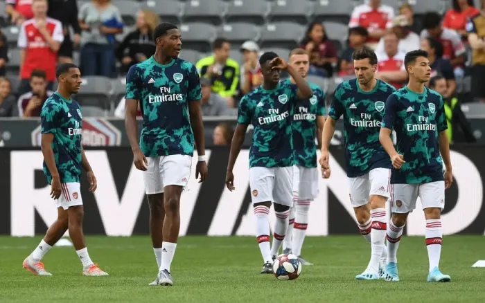 Framed Print : Arsenal FC Training Ahead of Colorado Rapids Match, 2019