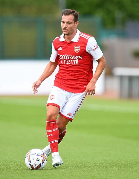 Arsenal FC Training: Cedric Soares in Action against Ipswich Town (Pre-Season 2022-23)