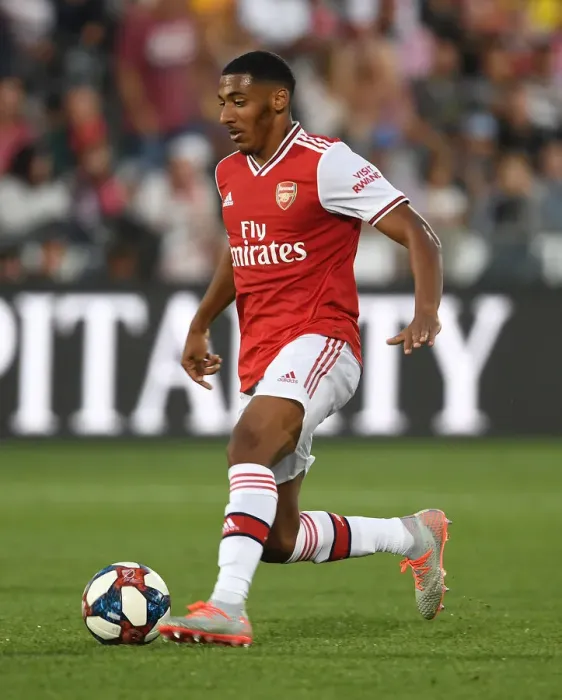 Framed Print : Arsenal FC Training in Colorado: Dominic Thompson Goes Head-to-Head with Colorado Rapids