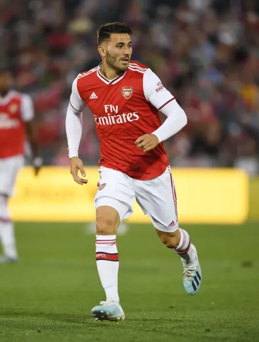 Framed Print : Arsenal FC Training in Colorado: Sead Kolasinac at the Colorado Rapids Friendly