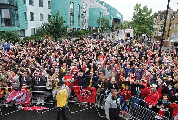 Arsenal FC: Triumphant FA Cup Parade in London, 2015