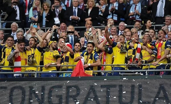Arsenal FC Triumphs in FA Cup Final against Aston Villa at Wembley Stadium (2015)