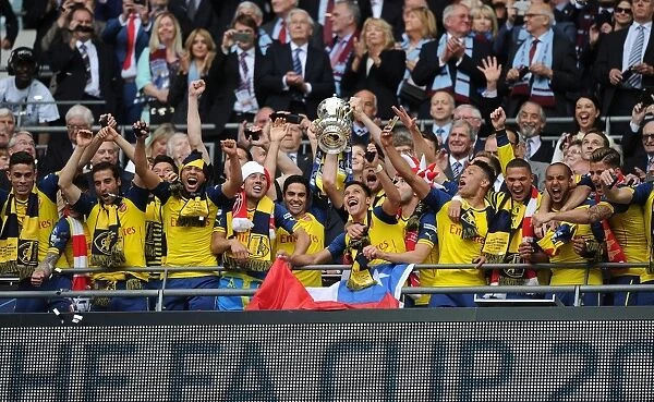 Arsenal FC Triumphs in FA Cup Final against Aston Villa at Wembley Stadium