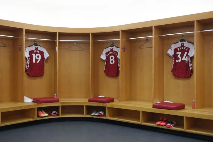 Framed Print : Arsenal FC: United in Pre-Battle Huddle - Arsenal vs Watford, Premier League 2019-20, Emirates Stadium