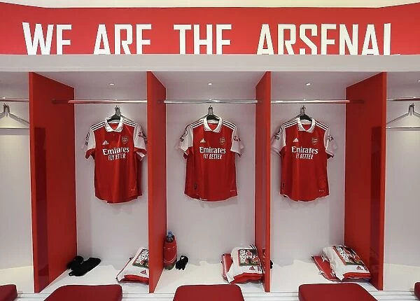 Arsenal FC: The Unseen Moment in the Changing Room Before the Arsenal v Manchester United Premier League Clash (2022-23)