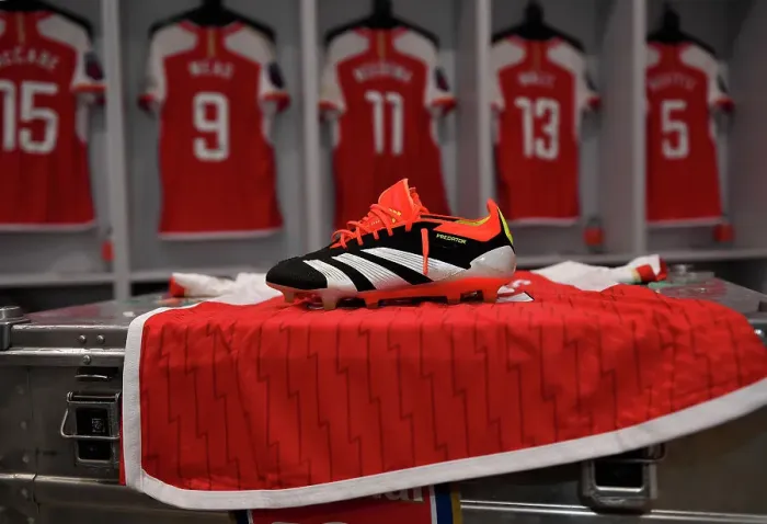 Framed Print : Arsenal FC Unveils New Adidas Boots Ahead of Barclays Women's Super League Match Framed Print : Arsenal FC Unveils New Adidas Boots Ahead of Barclays Women's Super League Match