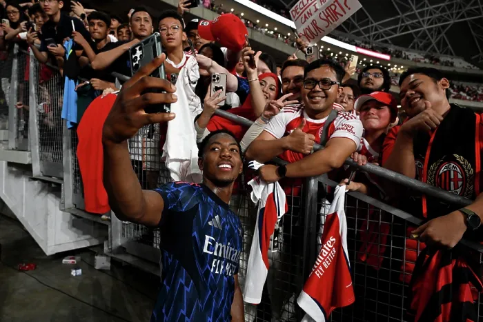 Framed Print : Arsenal FC v AC Milan: Pre-Season Friendly Framed Print : Arsenal FC v AC Milan: Pre-Season Friendly