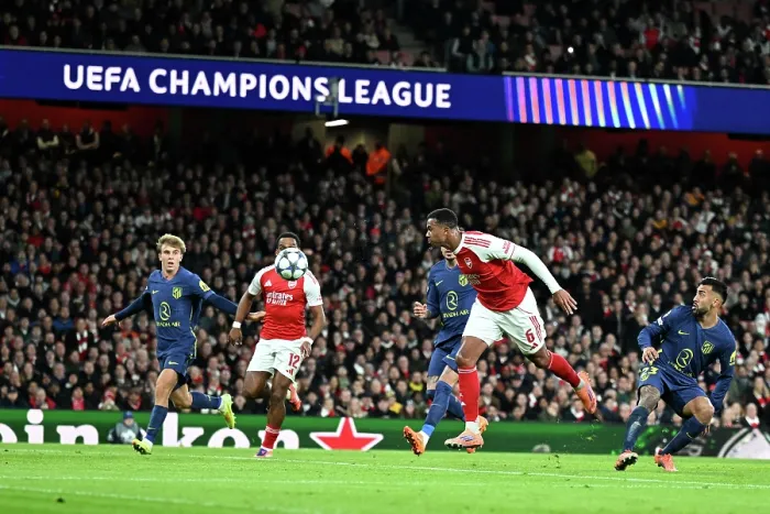 Framed Print : Arsenal FC v Atletico de Madrid - UEFA Champions League 2025 / 26 League Phase MD3