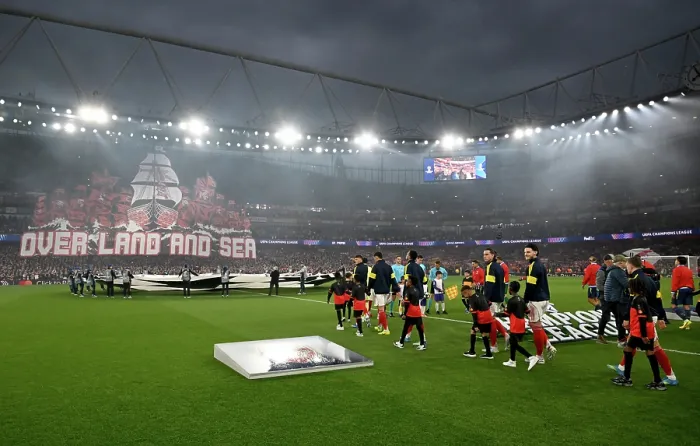 Framed Print : Arsenal FC v Atletico de Madrid - UEFA Champions League 2025 / 26 Semi Final Second Leg Framed Print : Arsenal FC v Atletico de Madrid - UEFA Champions League 2025 / 26 Semi Final Second Leg