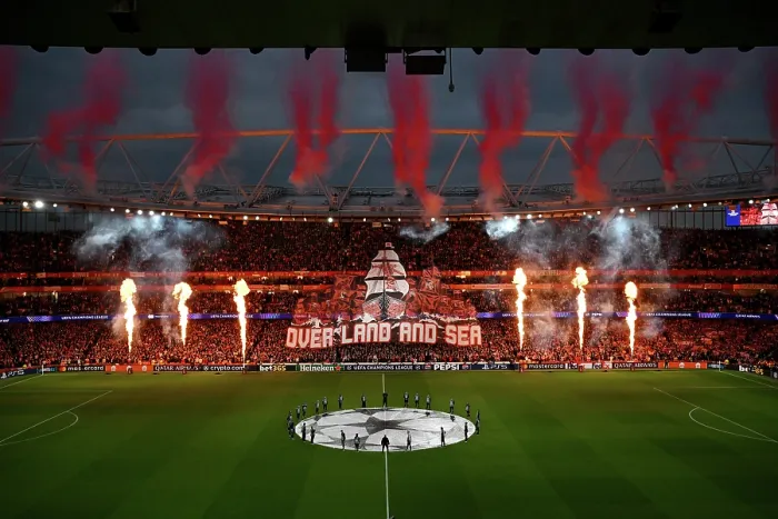 Framed Print : Arsenal FC v Atletico de Madrid - UEFA Champions League 2025 / 26 Semi Final Second Leg